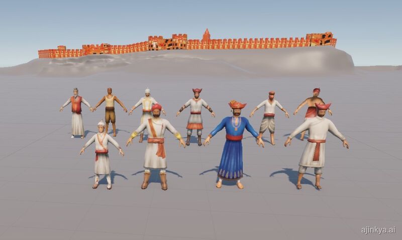3D character cast