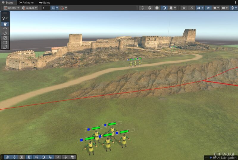 Unity — Torna fort (photoreal test)